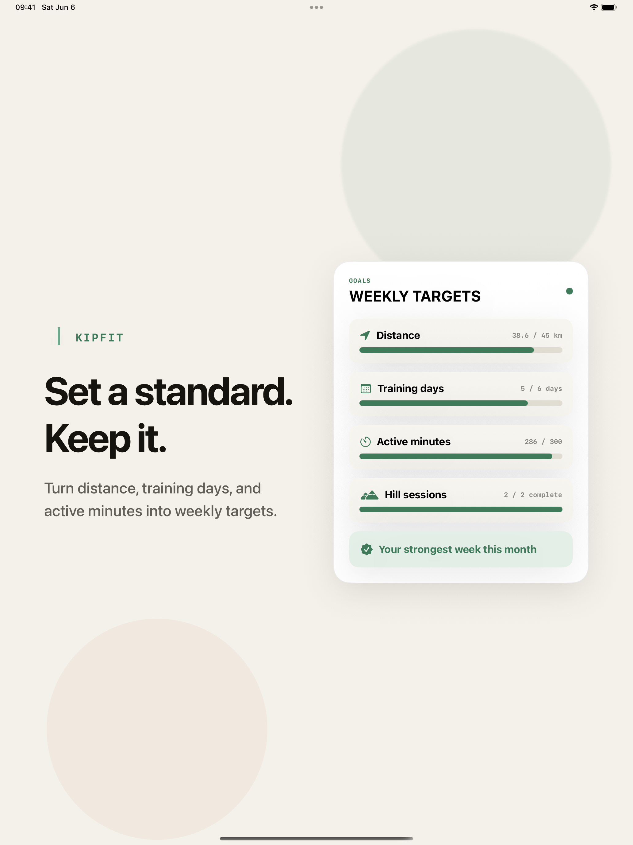 KipFit: Distance Training