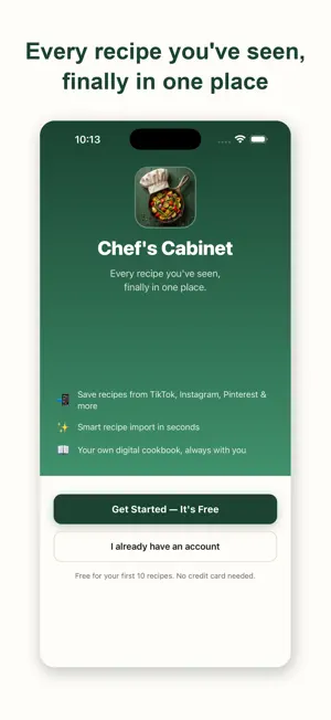 Chef's Cabinet: Recipe Saver screenshot 3