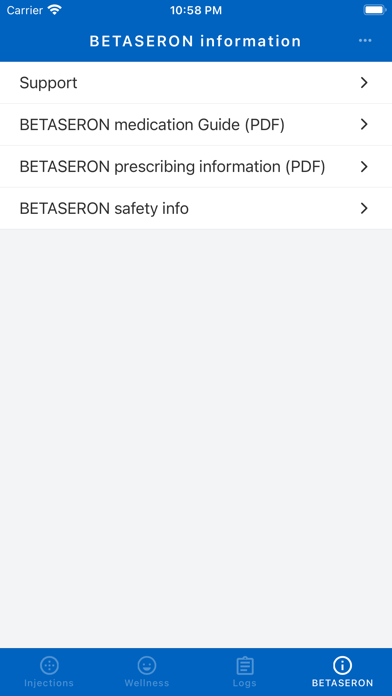 App screenshot
