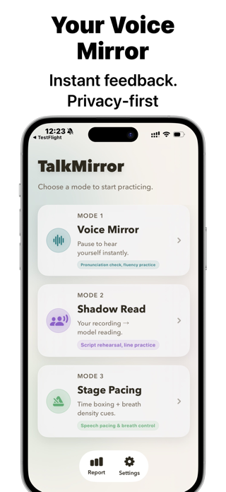 TalkMirror - Shadowing Screenshot 1 of 5