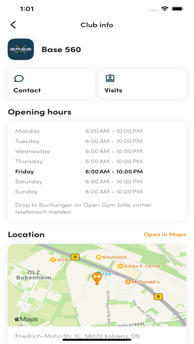 BASE560 app screenshot 2