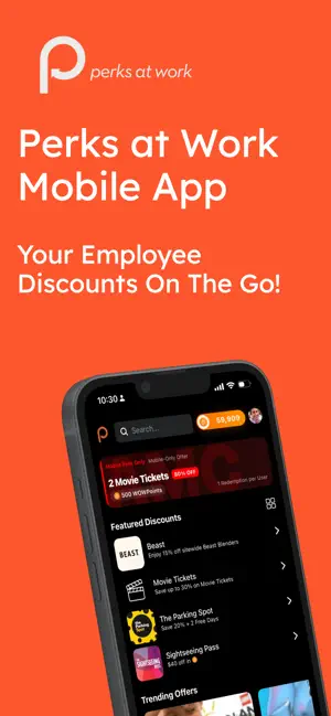 Perks at Work iPhone screenshot 1