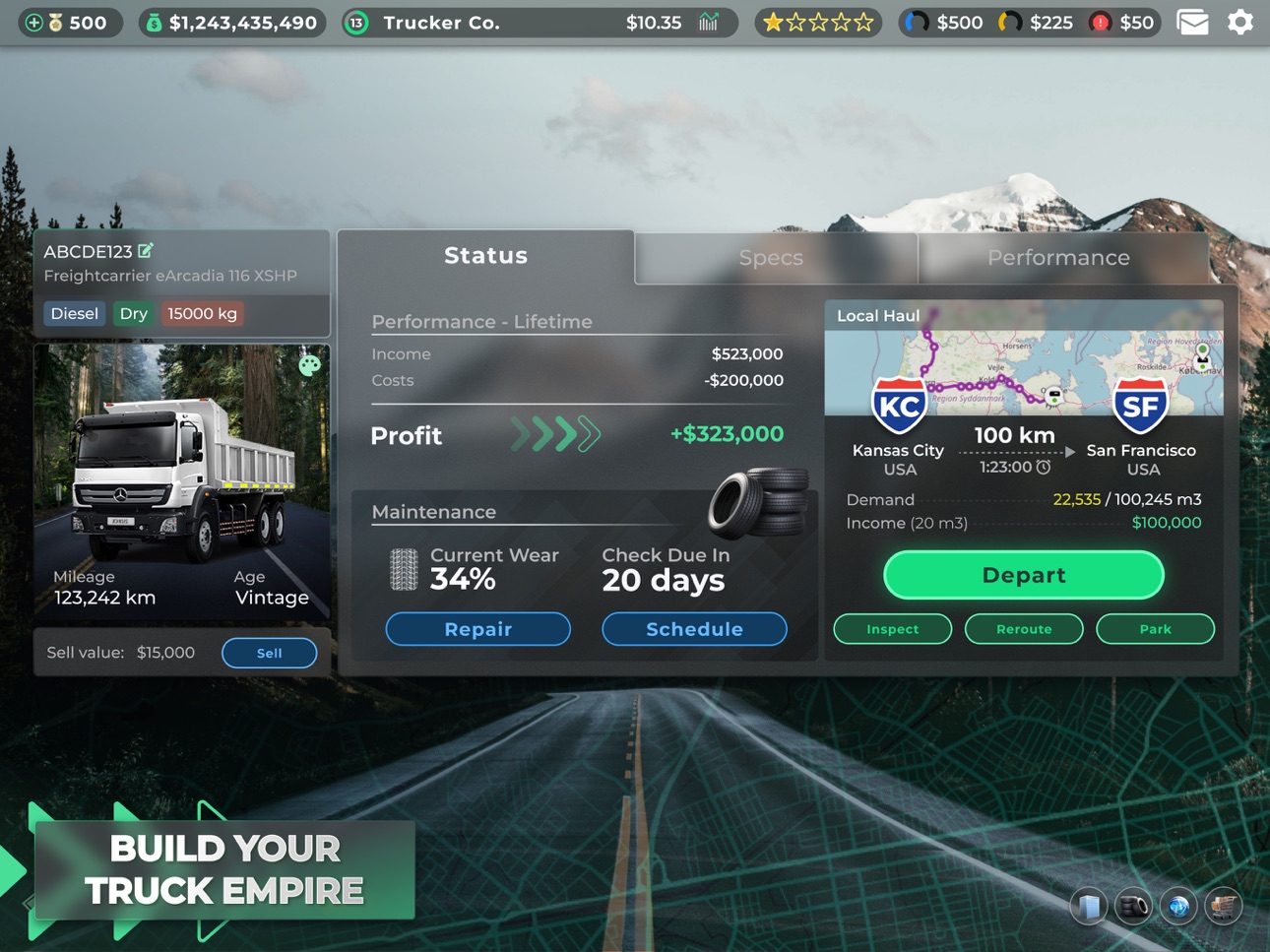 Truck Manager - 2025 screenshot 2
