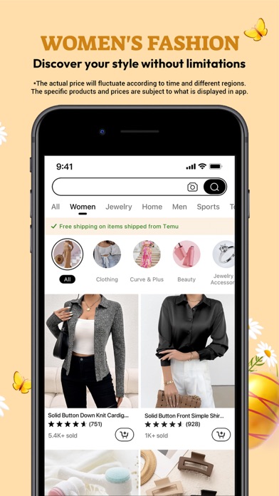 Screenshot 2 of Temu: Shop Like a Billionaire App