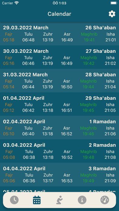 Ramadan 2025 - Prayer Times Screenshot