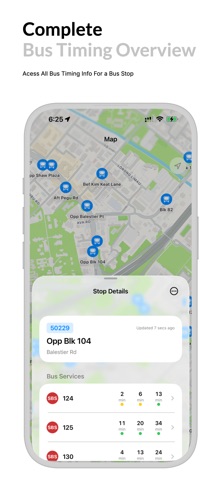 SG Buses: Timing & Routes iPhone screenshot