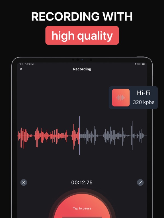 Screenshot #5 pour Audio Recorder & Voice To Text