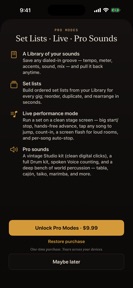 BassEducation Metronome screenshot