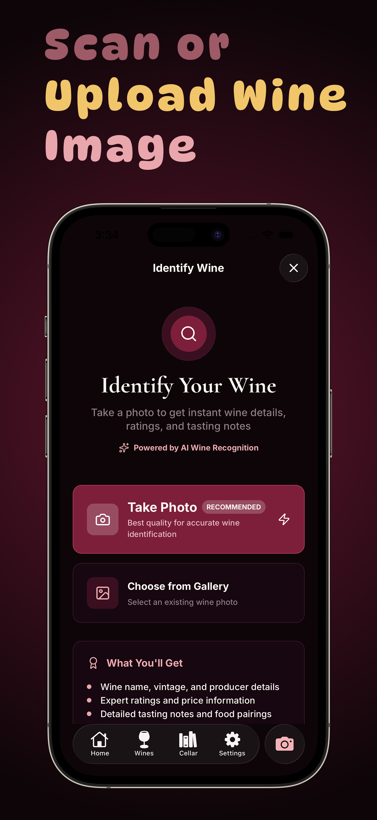Wine AI: Scanner Sommelier