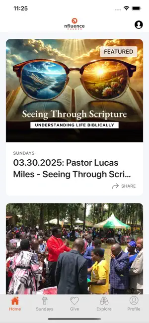 Nfluence Church screenshot 2