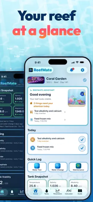 ReefMate: Aquarium Tracker&Log screenshot 2