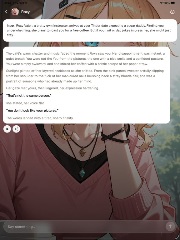 Winkio iPad screenshot