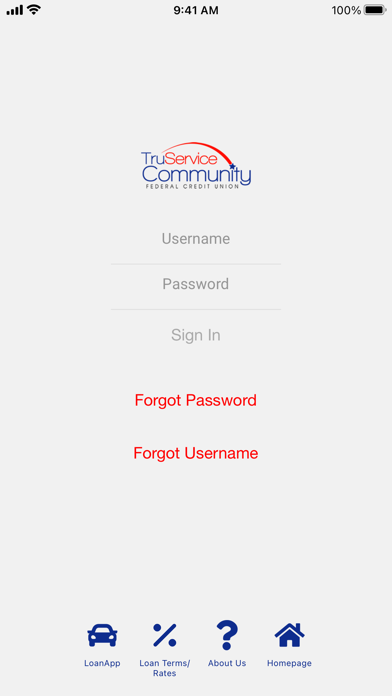 TruService Mobile Screenshot