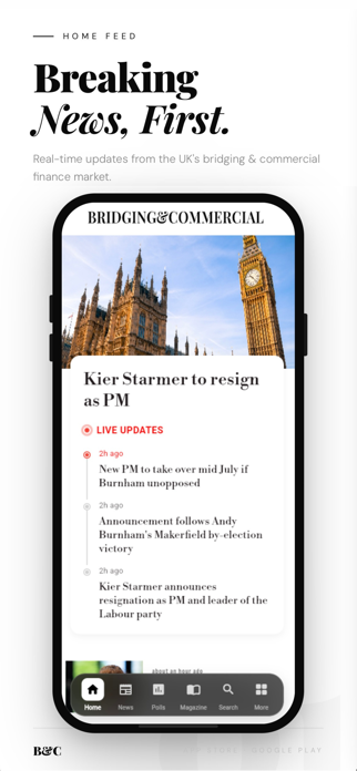 B&C App Screenshot 1 of 6