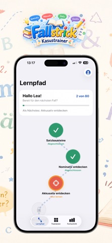 Fallstrick – Kasustrainer iPhone screenshot