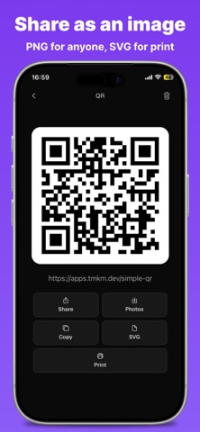 Simple QR: Generator & Scanner Screenshot 2 of 7