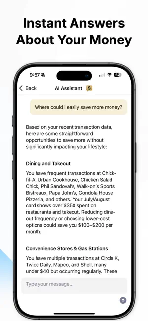 CashChat AI screenshot 2