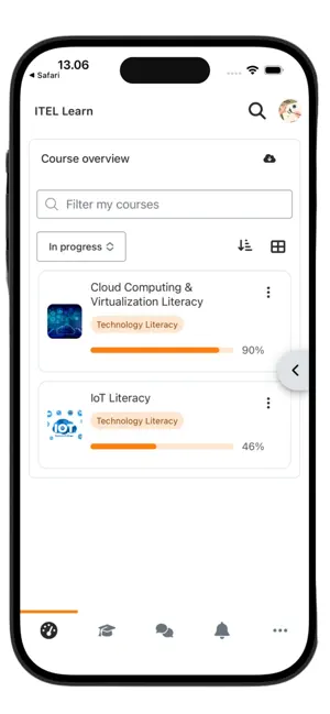 ITEL Learn screenshot 1