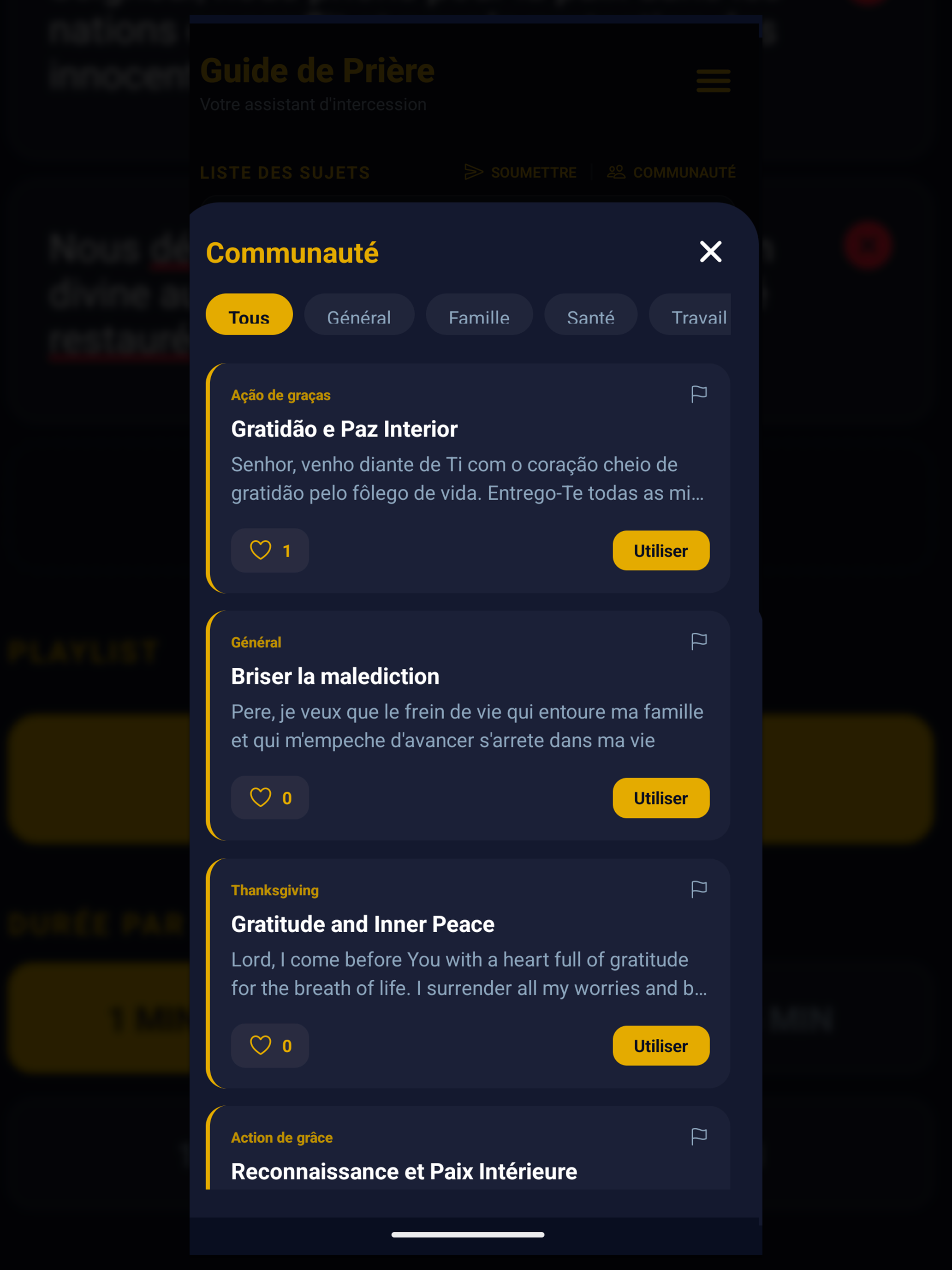 Guide de Prière