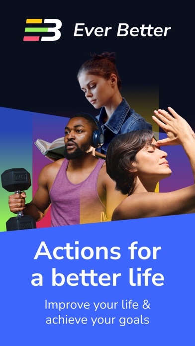 Ever Better - Actions for Life iPhone screenshot 1 - Health & Fitness app