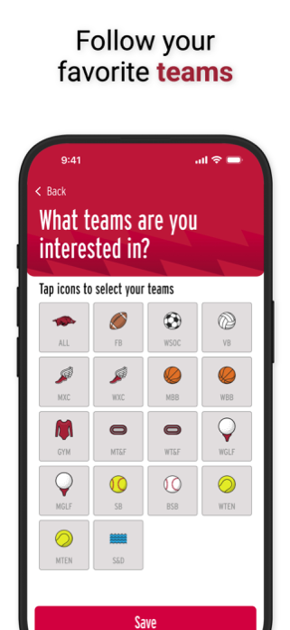 Arkansas Razorbacks Screenshot 1 of 5