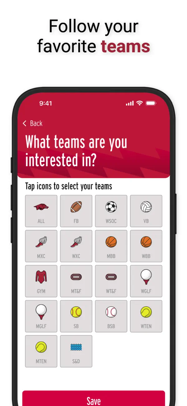 Screenshot #1 pour Arkansas Razorbacks