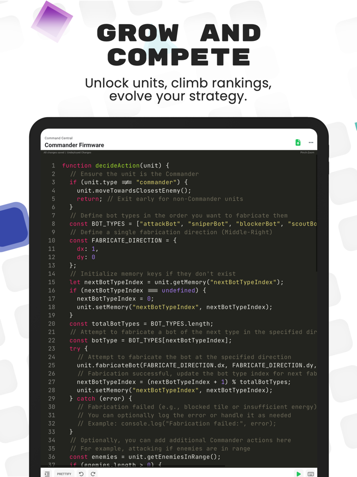 Commander Battle with Code