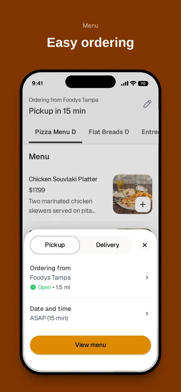 Screenshot #3 pour Foodys Mobile