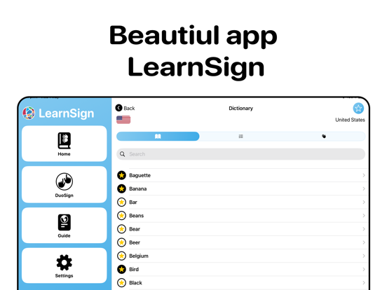 LearnSign iPad screenshot 6 - Education app