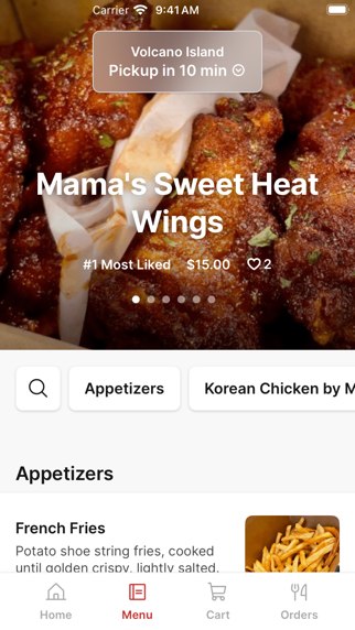 Volcano Island To Go iPhone screenshot 2 - Food & Drink app