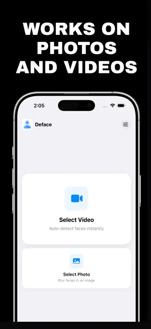 Deface: Blur Faces in Video screenshot 3