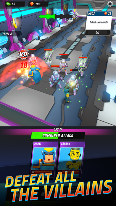 Superhero Idle: Strike League Screenshot