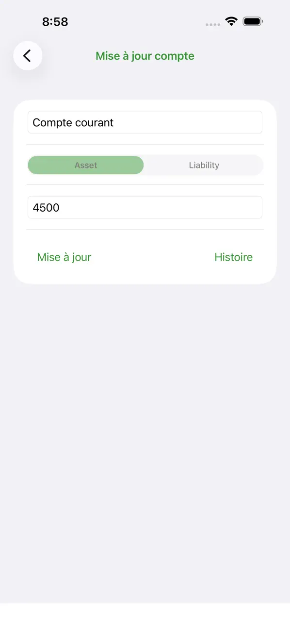 Screenshot #2 pour Ma valeur nette