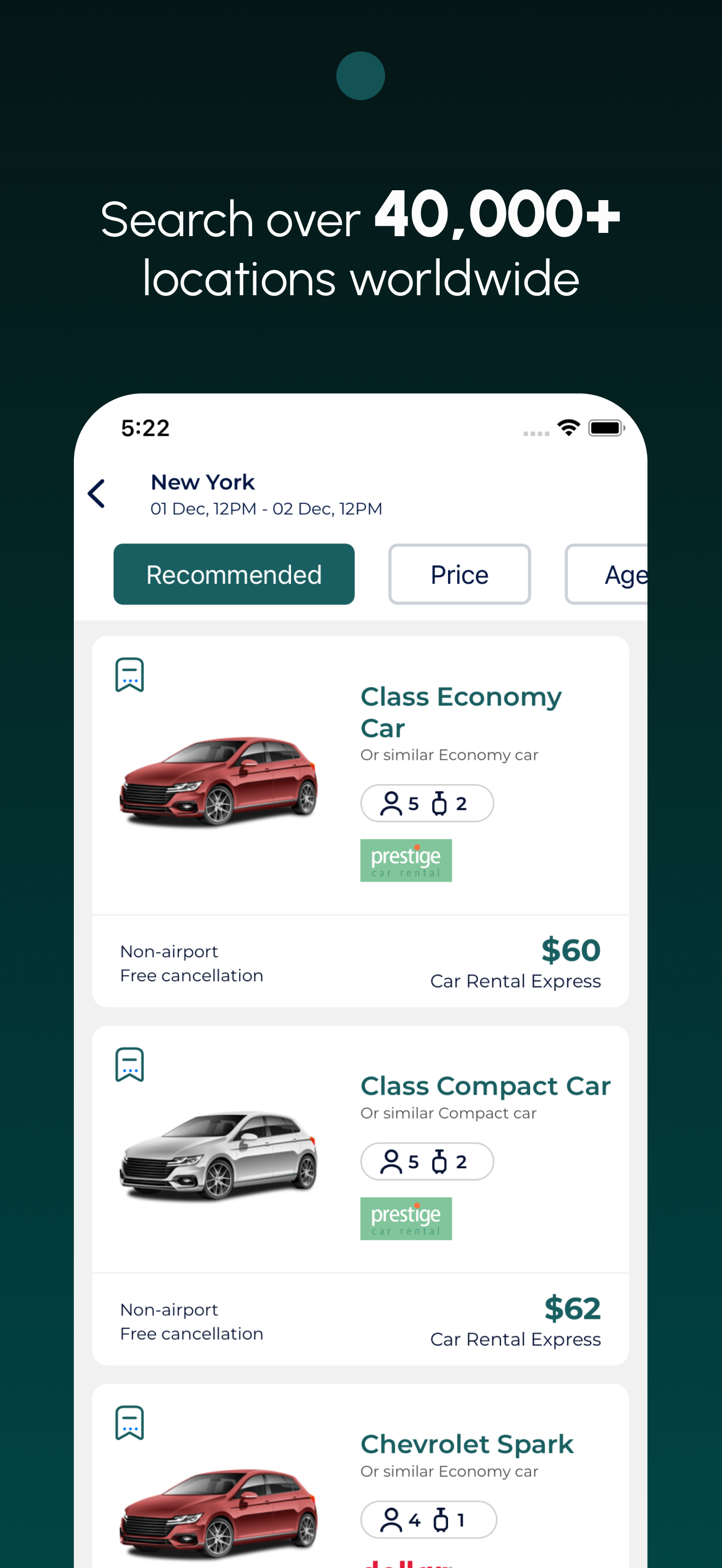 Rental Cars App - Rent a Car screenshot 4