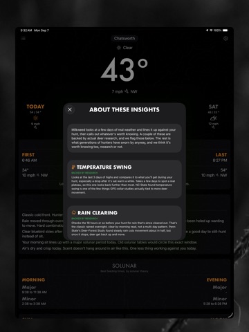 Milkweed: Hunting Weather iPad screenshot 4