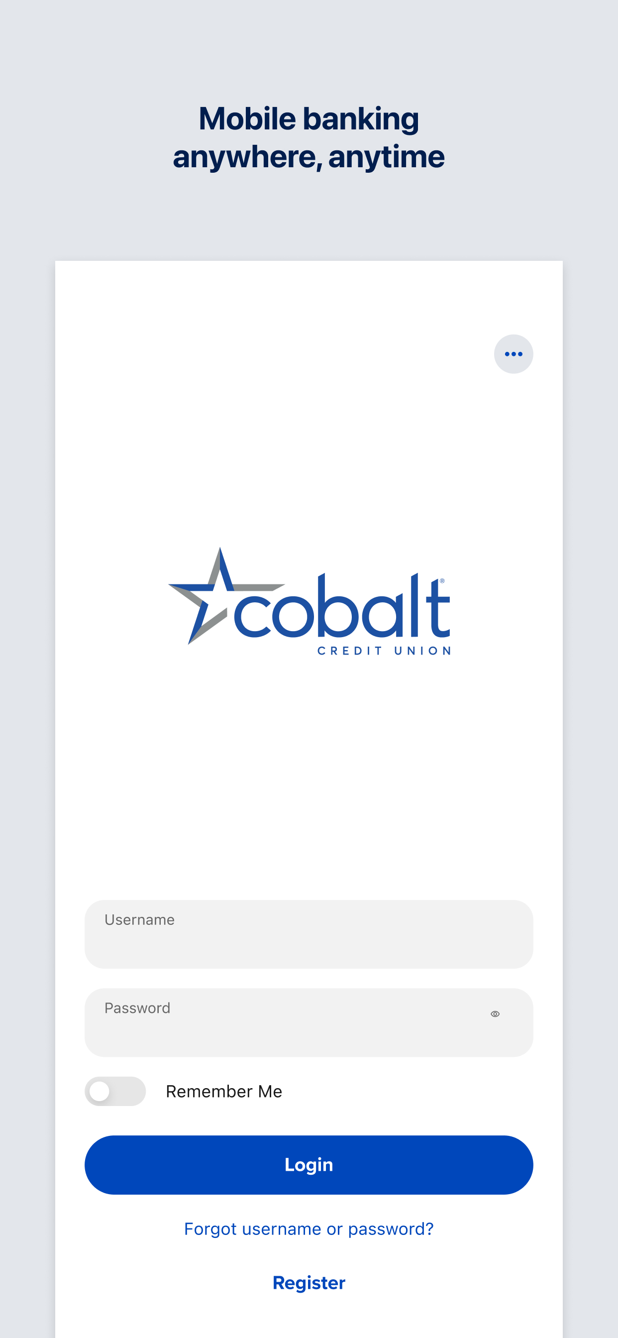 Cobalt Mobile Banking