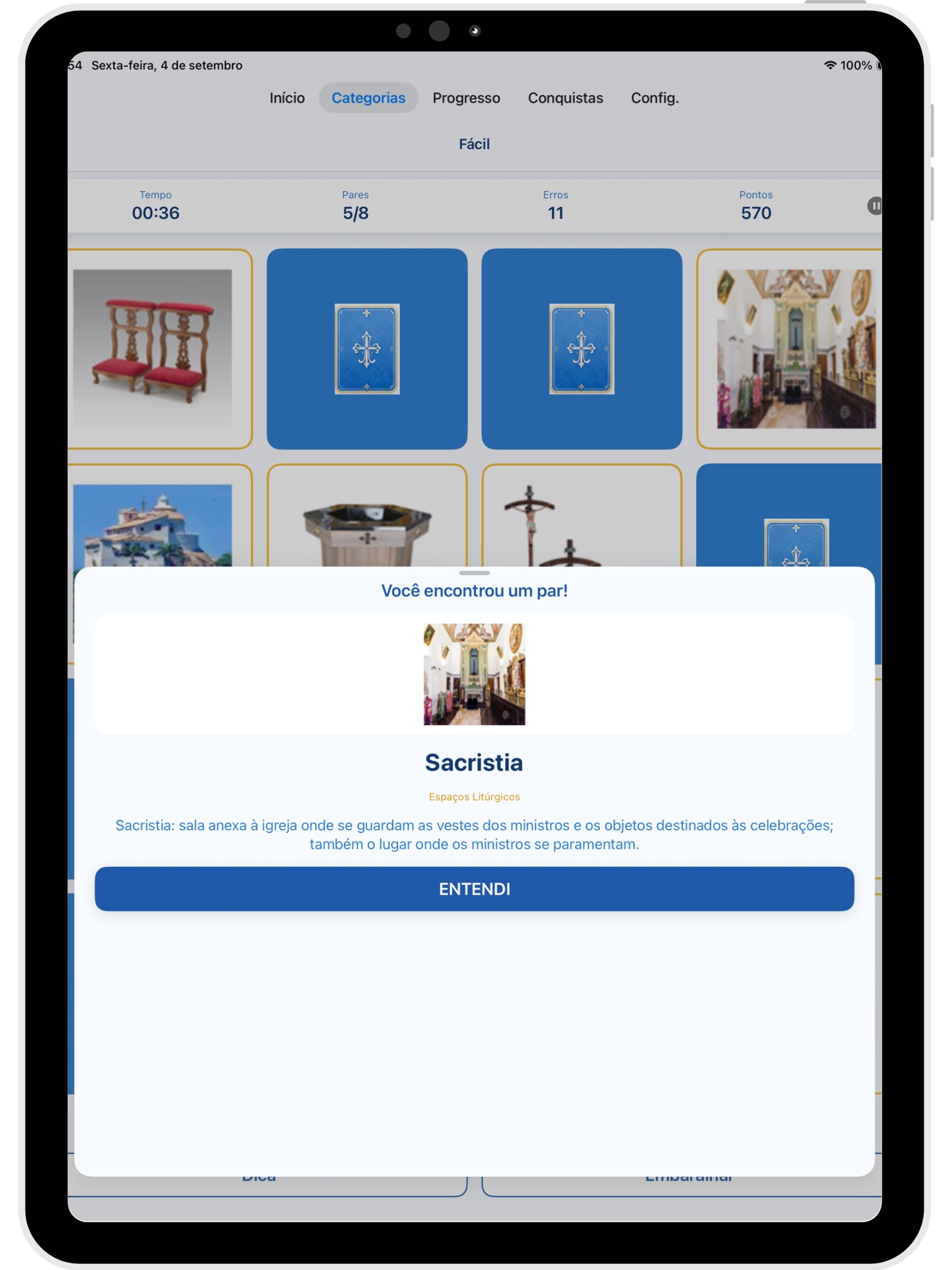 Screenshot 11 of Jogo da Memória da Liturgica