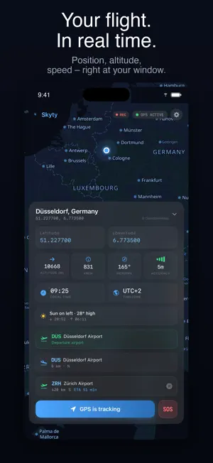 Skyty: Offline Flight Tracker screenshot 1