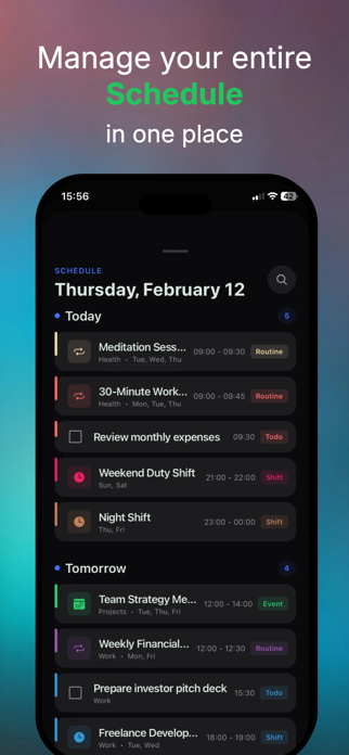 Oria – Shift & Routine Planner Screenshot 9 of 10