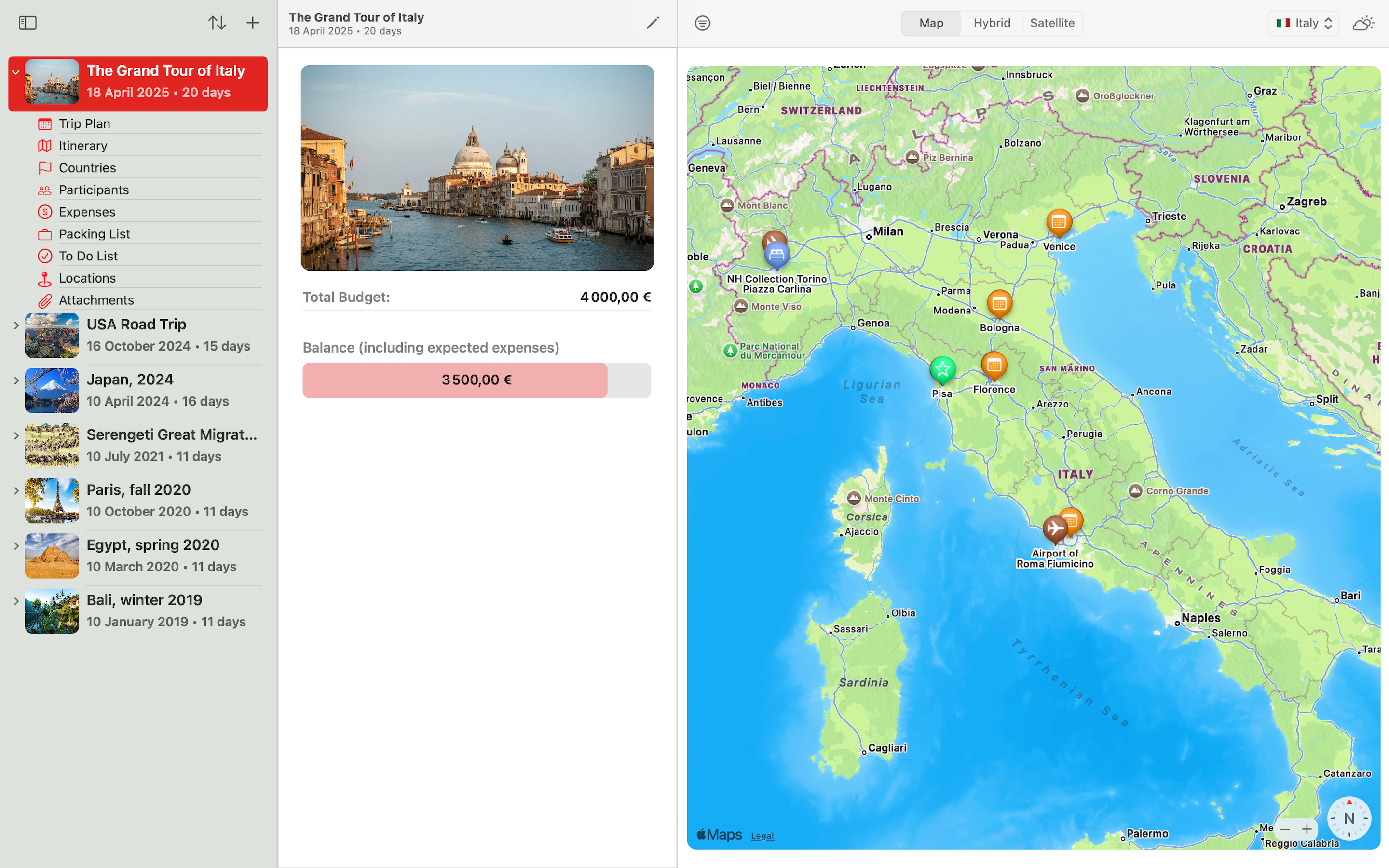 MyTravelsPlanner screenshot 19