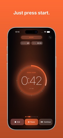 Interval-Workout-Timer Screenshot 1 of 7