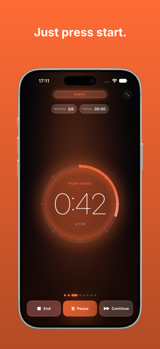 Interval-Workout-Timer Screenshot 1 of 7