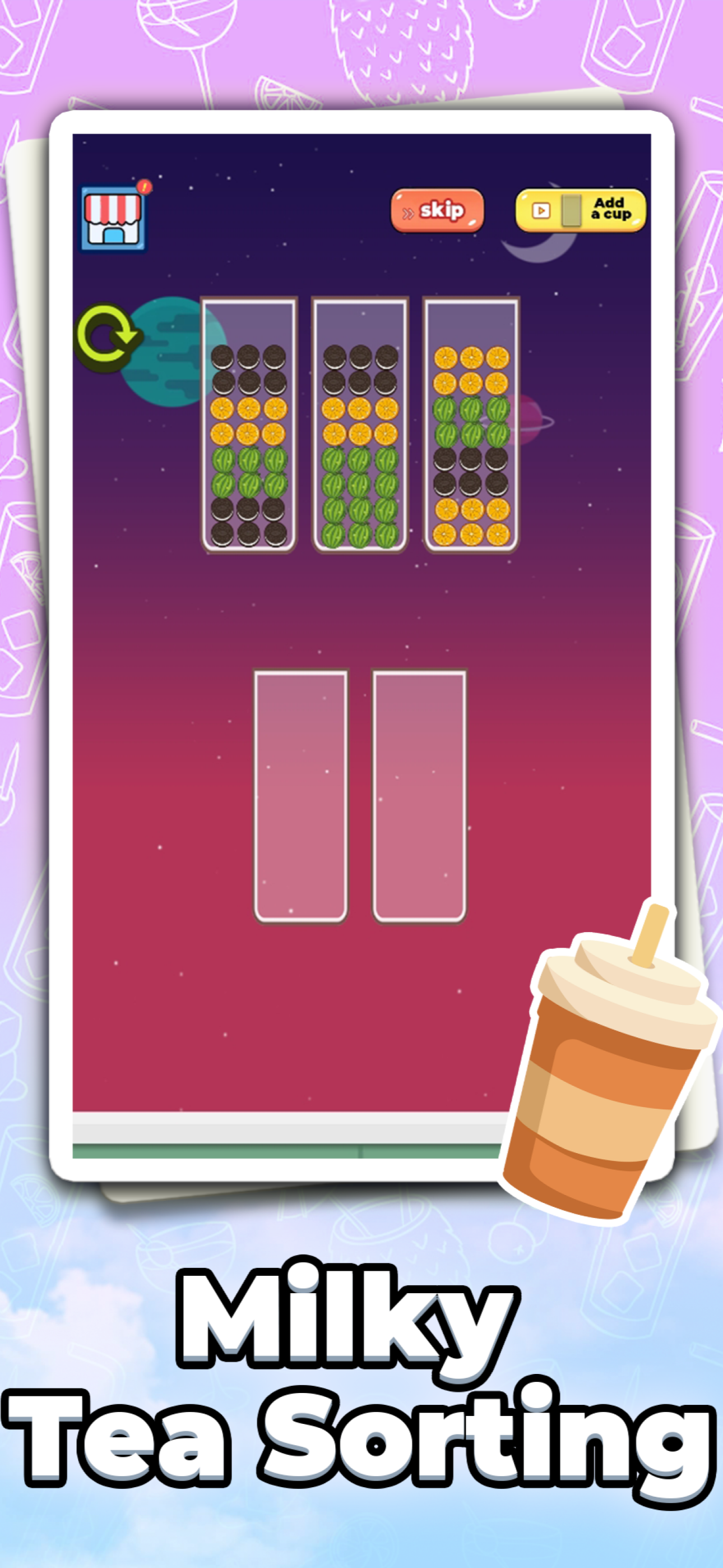 MilkTea Sort screenshot 3