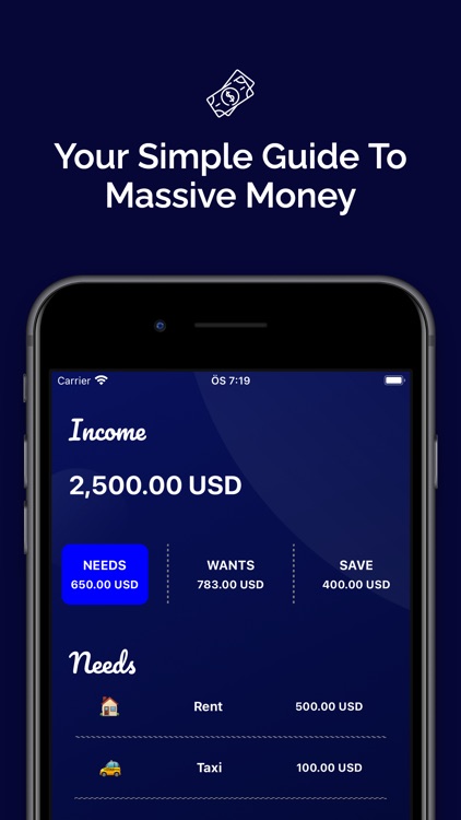 Budget Planner App・50/30/20