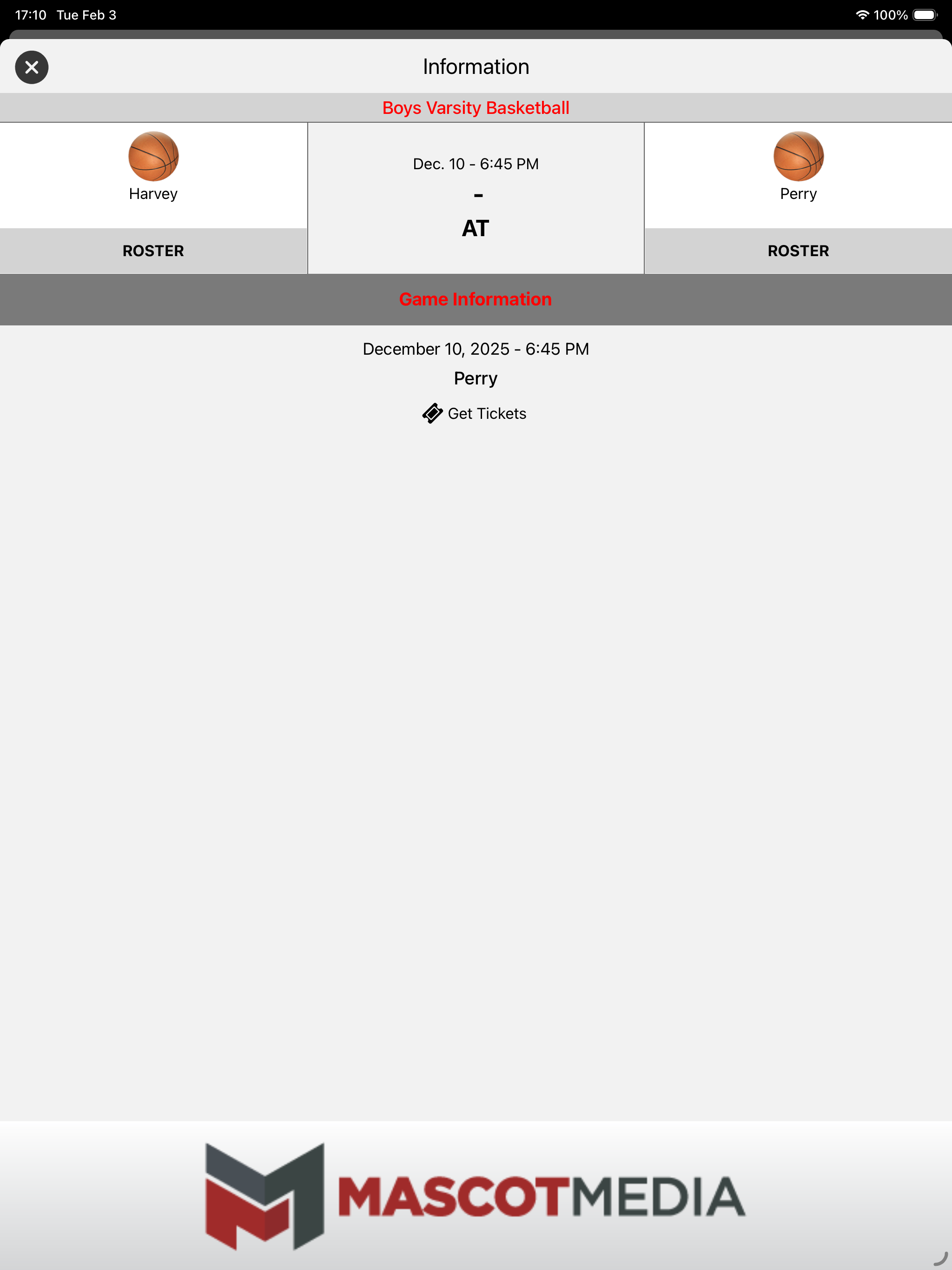 Perry Pirates Athletics screenshot 13