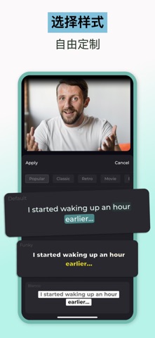 AI subtitle generator - CapX screenshot