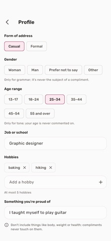 PamperMe: AI Compliments screenshot 6
