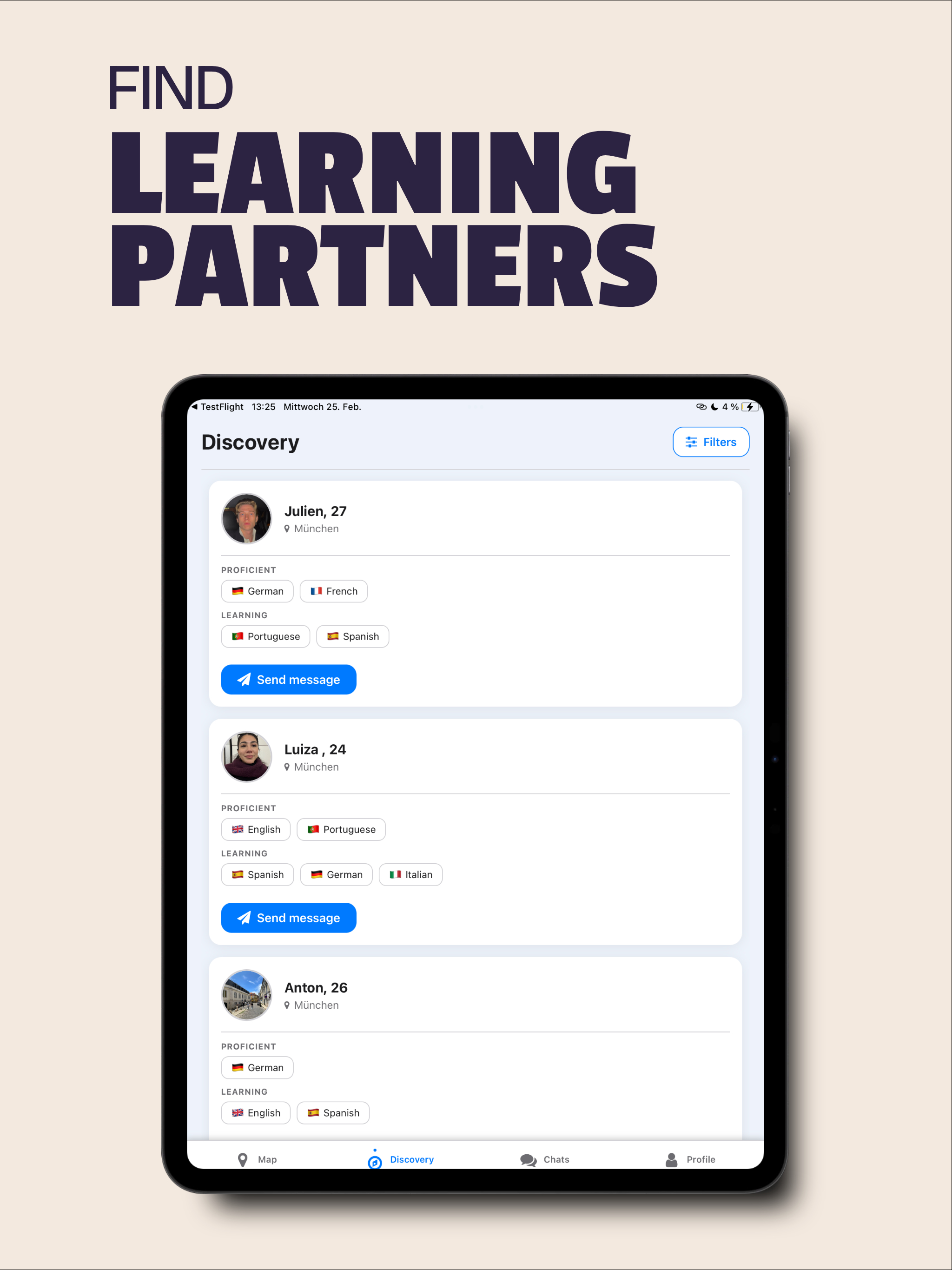 LingoRadar: Language Exchange