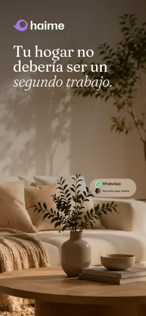 Haime · Asistente del hogar screenshot 1