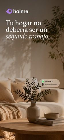 Haime · Asistente del hogar screenshot
